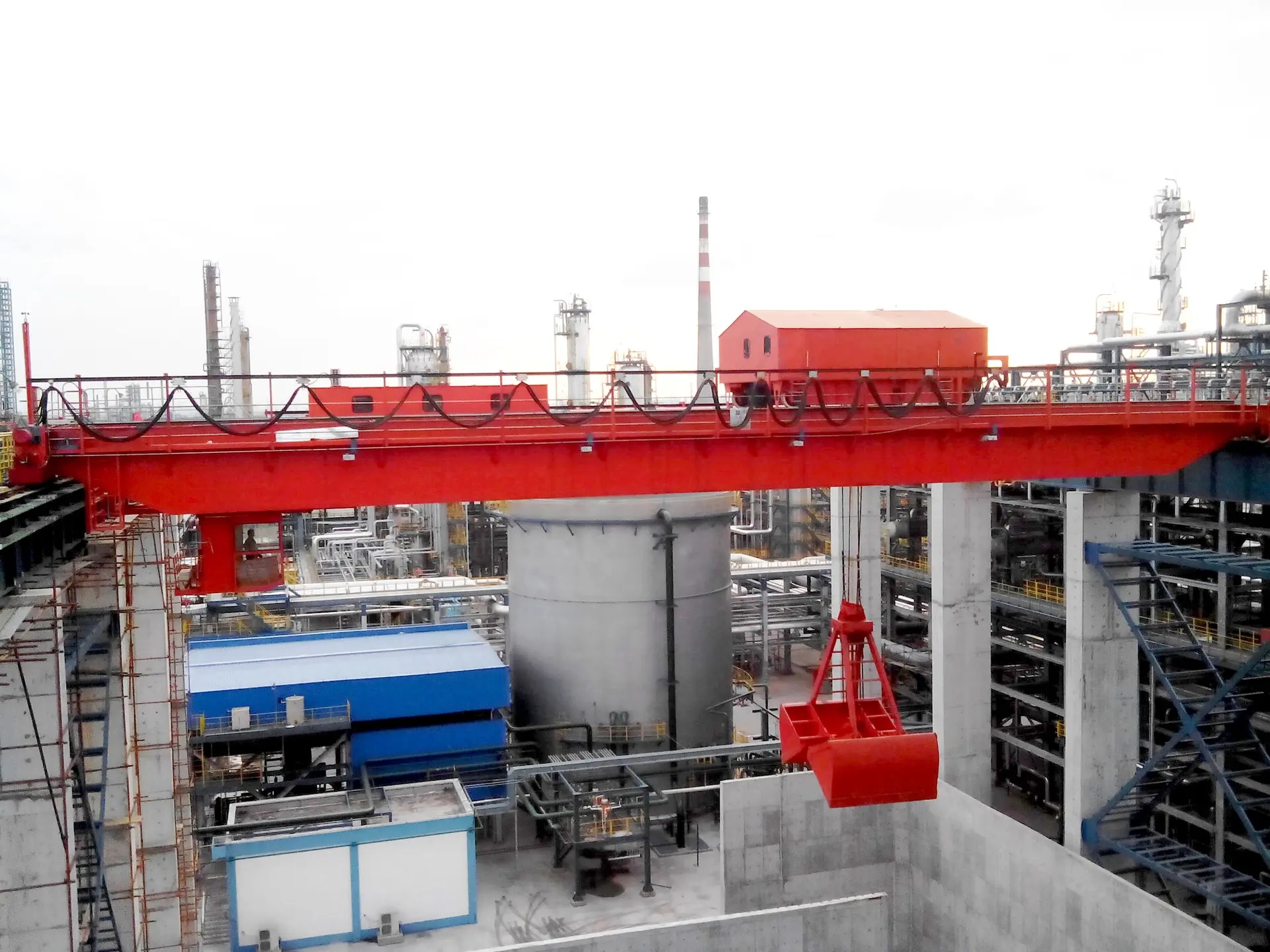 5噸、10噸QZ型雙梁抓斗橋式起重機(jī)（行車）技術(shù)參數(shù)